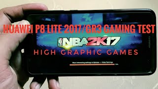 Huawei P8 Lite 2017GR3 2017 Gaming test [upl. by Aday]