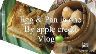 Egg amp pan in one cooking vlog [upl. by Kolk]