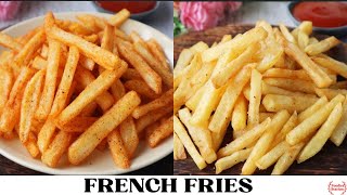 How to Make Crispy French Fries without Cornflour At Home Crispy Delicious Incredibly Easy [upl. by Farnham]