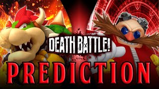 DEATH BATTLE Prediction Bowser VS Eggman [upl. by Alleb]