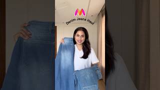 Myntra Denim Jeans Haul💙 denim denimjeans jeans jeanshaul haul myntrahaul shoppinghaul [upl. by Aciretnahs79]