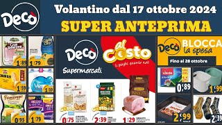 volantino DECÒ supermercati dal 17 ottobre 2024 ✅ Al Costo anteprima 🔥 Super offerte e promozioni [upl. by Ollayos403]