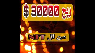 ربح 30 الف دولار من ال NFT  NFT بالعربية [upl. by Ayle156]