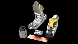 LINKUP RJ45 Cat8 amp Cat6A Field Termination Plugs Toolless StepbyStep Easy Assembly Guide [upl. by Anileba]