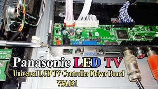 Panasonic led TV repair  Universal LCD Controller Board [upl. by Roxy640]