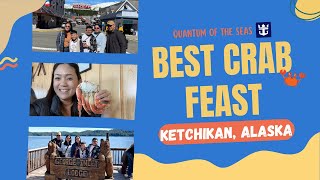 BEST UNLIMITED CRAB FEAST  KETCHIKAN ALASKA  QUANTUM OF THE SEAS 060723 [upl. by Monahan969]