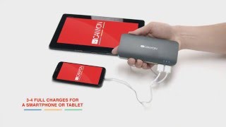 High capacity power bank 10000mAh by Canyon [upl. by Jankell]