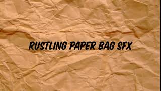 FREE Rustling Paper Bag Sound Effect SFX 10 seconds ASMR [upl. by Roderigo]