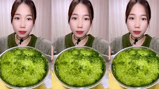 Qian  ASMR ICE EATING  ASMR MUKBANG ICE EATING SOUNDS FROM THE FROZEN WATER [upl. by Dygert]