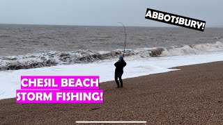 Fishing Chesil Beach in a Storm  Abbotsbury [upl. by Beeson]