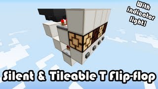 Tileable Silent T FlipFlop With Indicator Compact 18 [upl. by Enaoj513]