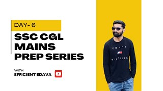 DAY 6 SSC CGL MAINS PREP SERIES DIWALI HEAVY ARMS DAY [upl. by Ennaitsirk90]