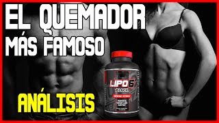 LIPO 6 BLACK ¿EL MEJOR QUEMADOR DE GRASA Análisis [upl. by Sokram]