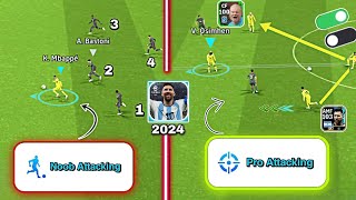 4 NEW ATTACKING TIPS 🌟😱  eFOOTBALL 2024 Mobile [upl. by Ellecram]