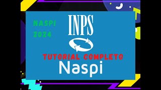 Come richiedere la NASPI 2024  Tutorial ITA [upl. by Derej]