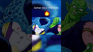 Gohan SSJ2 First Time was 🔥 shorts dragonballz dragonball goku cell animeedit vegeta gohan [upl. by Suirtimed]