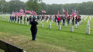 Dennis Wood memorial Calverton National Cemetery [upl. by Garnes85]