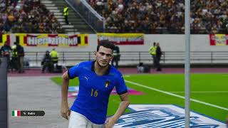 PES 2021 Gameplay  Italia  Belgio  Lega delle Nazioni 2024 [upl. by Artnoed]