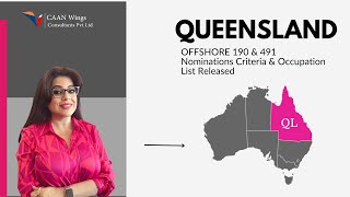 AUSTRALIA QUEENSLAND Offshore 190 amp 491 Nominations Criteria amp Occupation List Released [upl. by Romilda]