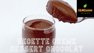 SampMCuisine  RECETTE DE CREME DESSERT AU CHOCOLAT  وصفة كريمة حلوى الشوكولاتة [upl. by Pacien773]