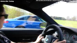 Manhart Racing BMW M6 Coupe stage 4 700 HP vs MTM Audi RS6 Sedan 743 HP [upl. by Eicart]