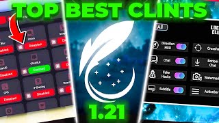 top best survival clients for MINECRAFT BEDROCK 121minecraft [upl. by Aelanej]