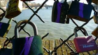 Pont des Arts VANDALISME ET VOL DE CADENAS 28 JANVIER 2013 [upl. by Wilinski]