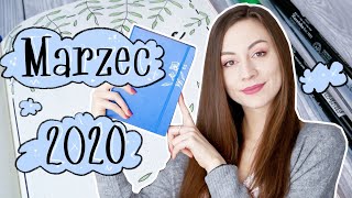 ZAPLANUJ ze mną MARZEC w Bullet Journal 2020 [upl. by Einneg]