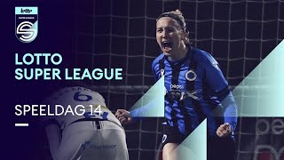 Guns schiet Club YLA in 94e minuut voorbij de KAA Gent Ladies  Roundup speeldag 14 [upl. by Tharp]