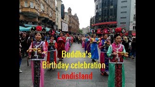 Buddha Birthday Celebration Parade in London 2018 [upl. by Aihseyk]