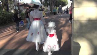 Kayla amp Mary Poppins in Epcot [upl. by Rafaj]