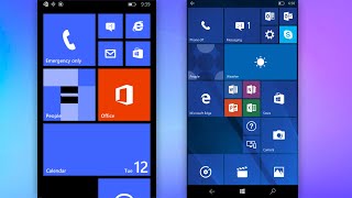 Windows Phone 81 vs Windows 10 Mobile [upl. by Novyad]