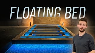 DIY Floating Platform Bed Frame at IKEA Price [upl. by Simsar]