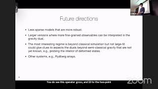 Alexander Zlokapa MIT Traversable wormhole dynamics on a quantum processor Harvard CMSA 3242023 [upl. by Ymassej]