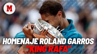 Impresionante vídeo de Roland Garros para despedir a Nadal “King Rafa” I MARCA [upl. by Odnam]