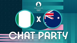 Nigeria v Australia  Womens Olympic Basketball Tournament Paris 2024  Chat Party ⚡🏀 [upl. by Farrel253]