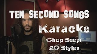 Karaoke System Of A Down  Chop Suey  Ten Second Songs 20 Style [upl. by Julee933]