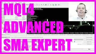 MQL4 TUTORIAL  ADVANCED SMA EXPERT ADVISOR [upl. by Atinrahs]