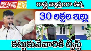 మోడల్ ఇళ్ల స్థలాలు ఇల్లు నిర్మాణాలపై చంద్రబాబు కీలక ప్రకటన good news for house sites holders [upl. by Boris727]