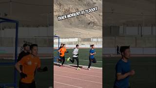 Track workout trackandfield running marathon ladakhmarathon lehladakh himalayas shorts [upl. by Ellecrag]