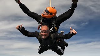 Tandem skydive at Sibsons Aerodrome with UK Parachuting [upl. by Yme]