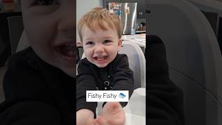 Someone learned how to make a fish face happybaby funnybaby fishyfish toddlerlearning sweetboy [upl. by Eatnuhs925]