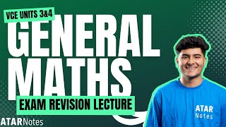 VCE General Maths 3amp4 Exam Revision Lecture 2024 [upl. by Nuahsyt38]