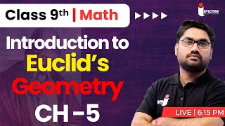 Chapter 5  Introduction to Euclids Geometry  Class 9th  CBSE  NCERT  cbse class9 [upl. by Sonitnatsnok]