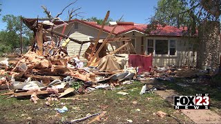 Video FOX23 Investigates Mobile home hits Barnsdall home during tornado [upl. by Oludoet]