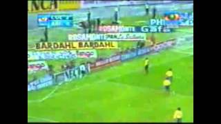 amarcord 5 septiembre 1993 Argentina  Colombia 05  partido completo  canal Caracol [upl. by Aitekram]