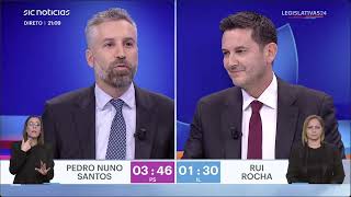 Debate 5 Fev Pedro Nuno Santos PS contra Rui Rocha IL  Eleições Legislativas 2024 [upl. by Delora]