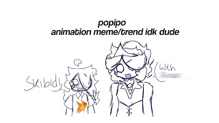 popipo animation memetrend ft my oc that i last drew in january [upl. by Nilerual]