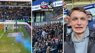 Away Fans Sing “Thogden is a WKER” at Bolton… [upl. by Katz]