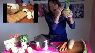 HeartHealthy Recipe Celery Root in a Pressure Cooker [upl. by Malilliw]